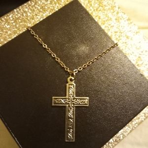 Silver Cross Necklace